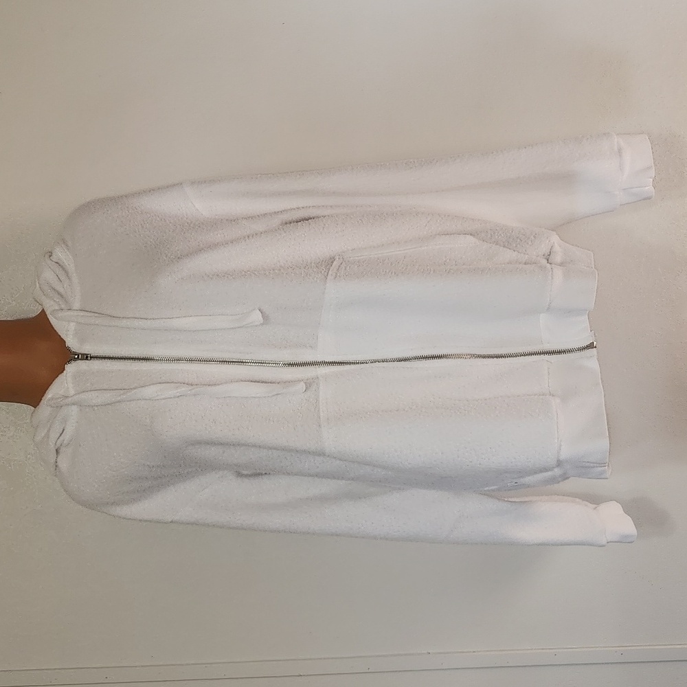 Soft Serve Clothing The Original Cloud Cotton Hoodie Full Zip White Size 2XL